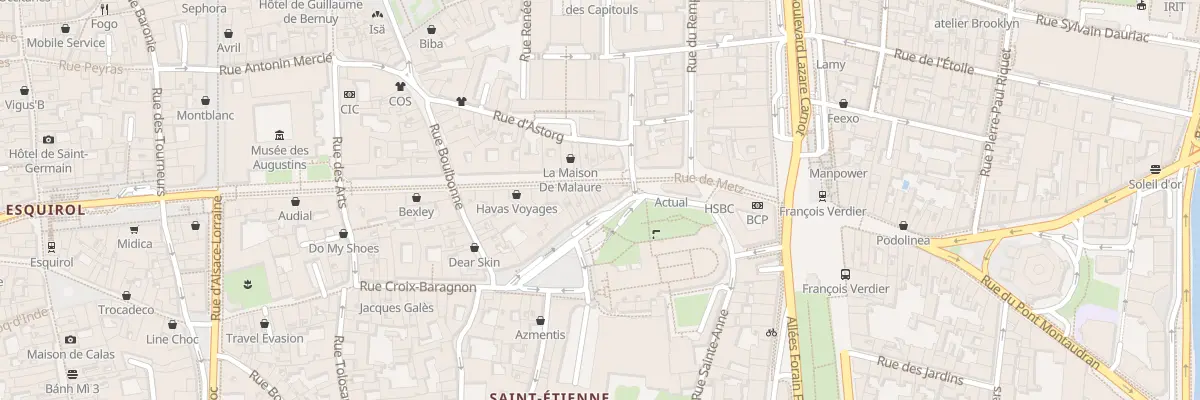 Plan du 11 Rue Riguepels à Toulouse