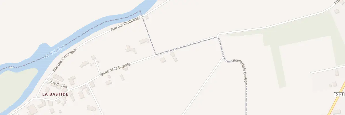Plan du 44 Rte De La Bastide à Saint-Viance