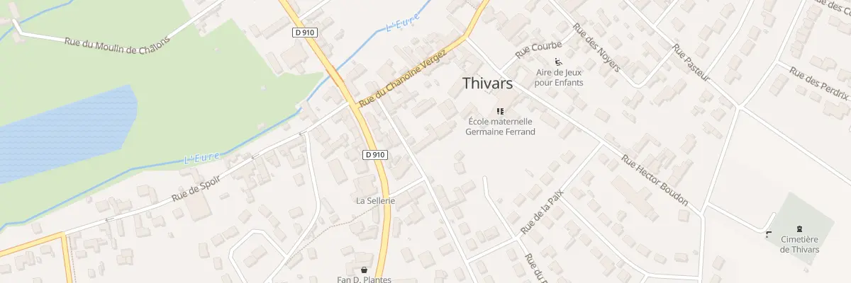 Plan du 9 Rue Saint Hilaire à Thivars