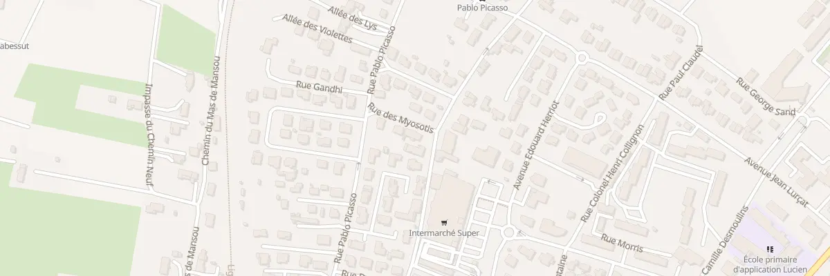 Plan du 64 Rue des Myosotis à Cahors