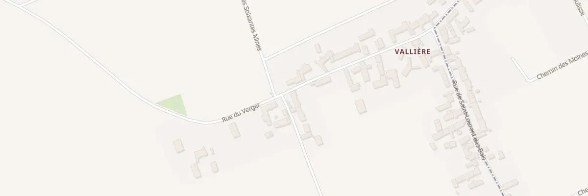 Plan du 3 Rue du Verger à Autainville