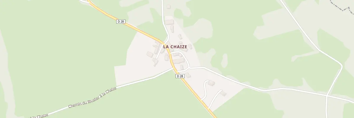 Plan du 9 La Chaize à Bersac-sur-Rivalier