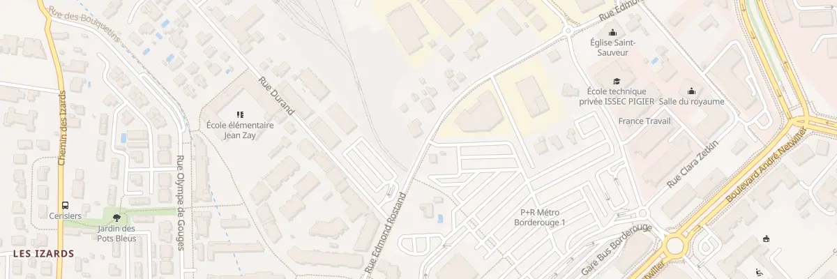 Plan du 132 Rue Edmond Rostand à Toulouse