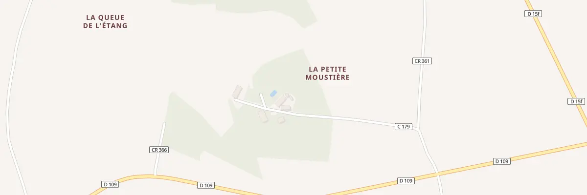 Plan du 5426 La Petite Moustière à Luçay-le-Mâle