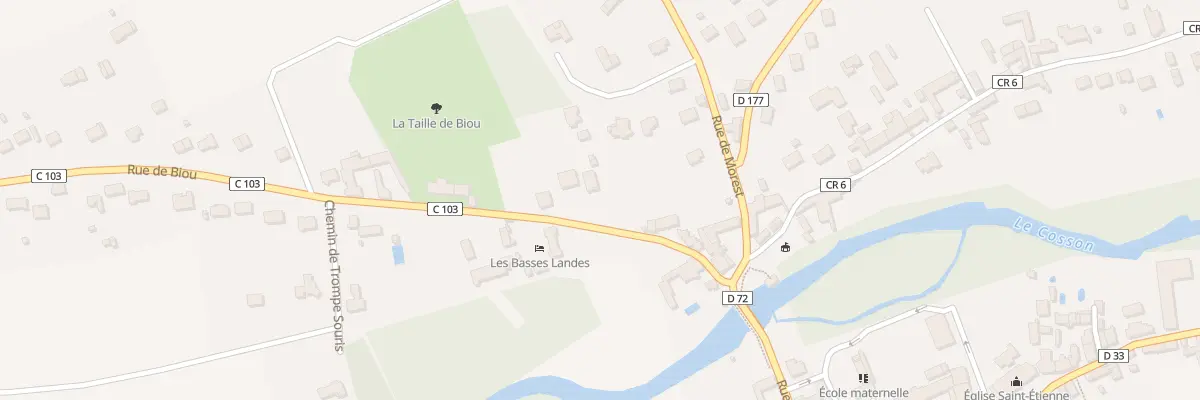 Plan du 10 Rue de Biou à Huisseau-sur-Cosson