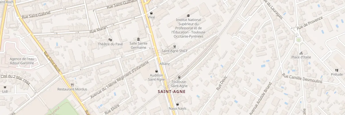 Plan du 5 Imp Pons à Toulouse