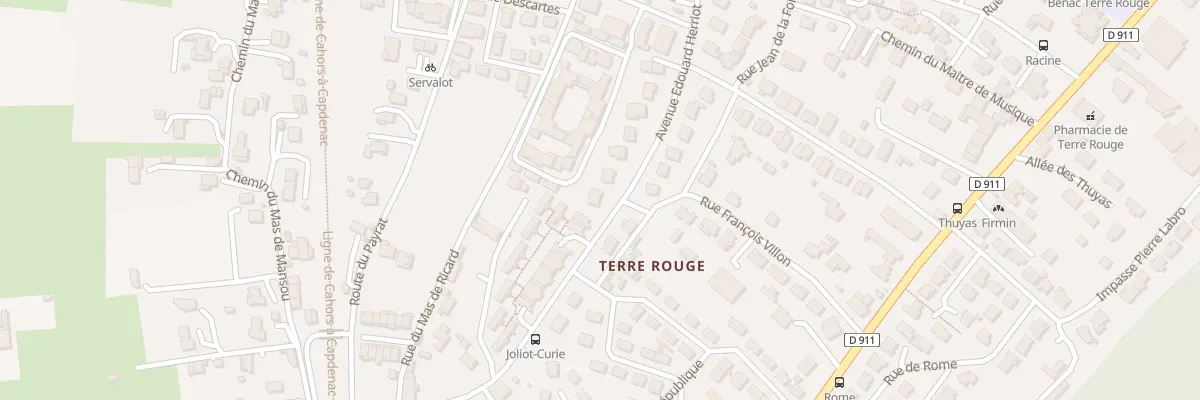 Plan du 492 Av Edouard Herriot à Cahors