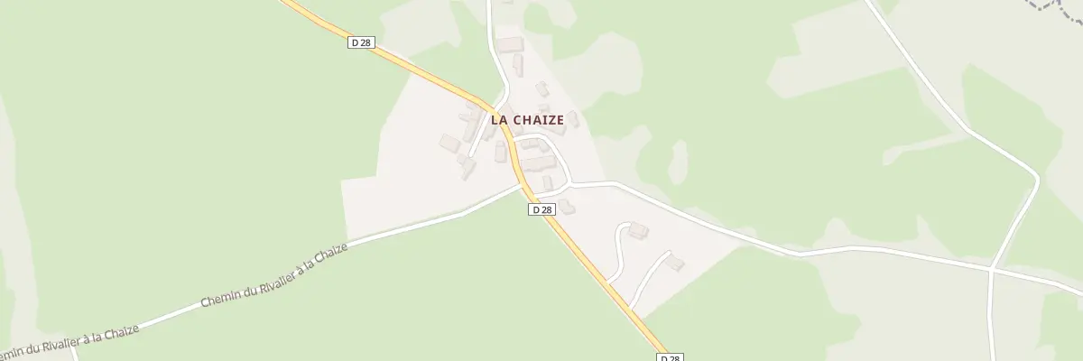 Plan du 11 La Chaize à Bersac-sur-Rivalier