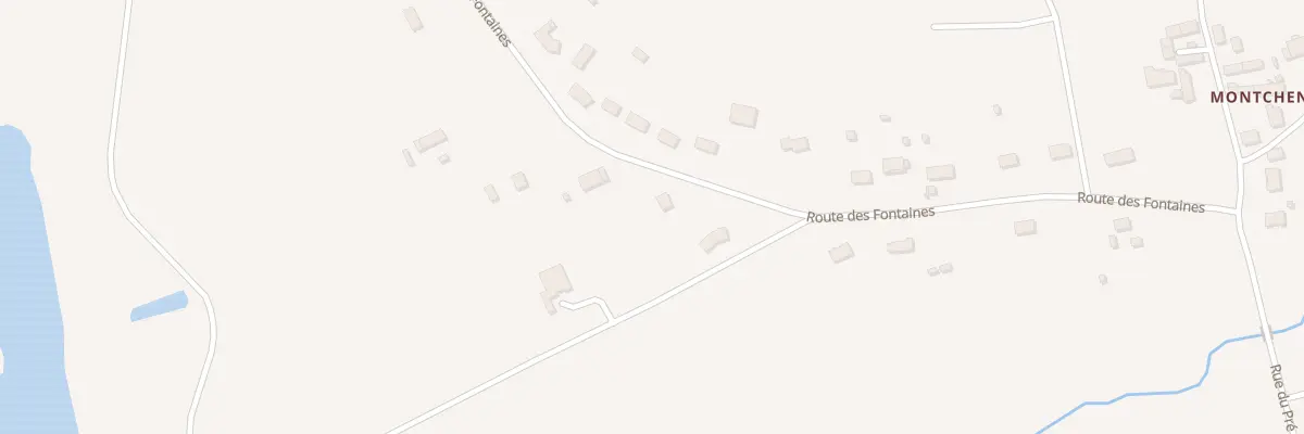 Plan du 22 Rte des Fontaines à Méhers