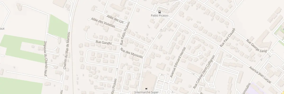 Plan du 9007 Rue des Lilas à Cahors