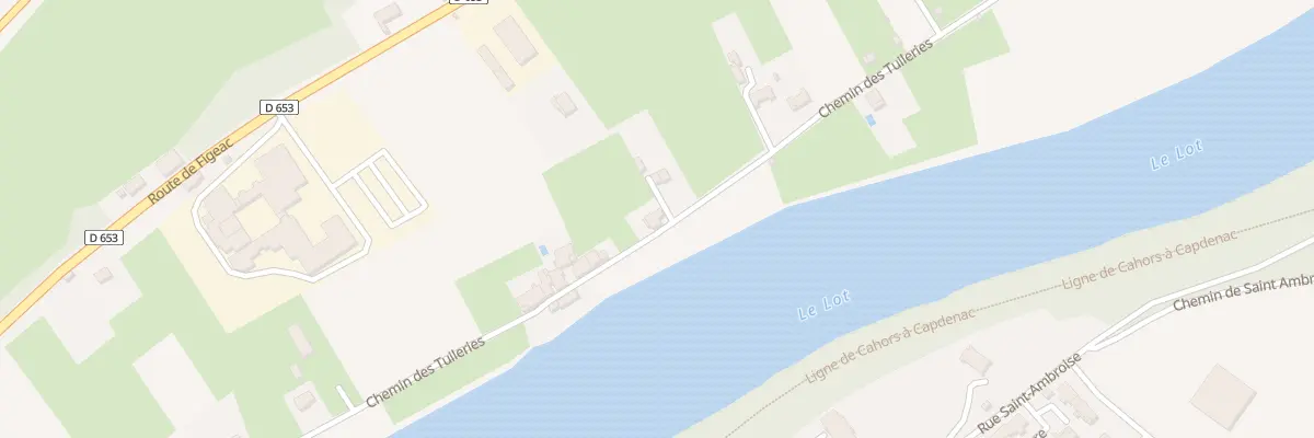 Plan du 919 Che des Tuileries à Cahors