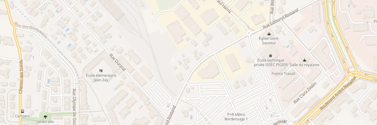 Plan du 126 Rue Edmond Rostand à Toulouse