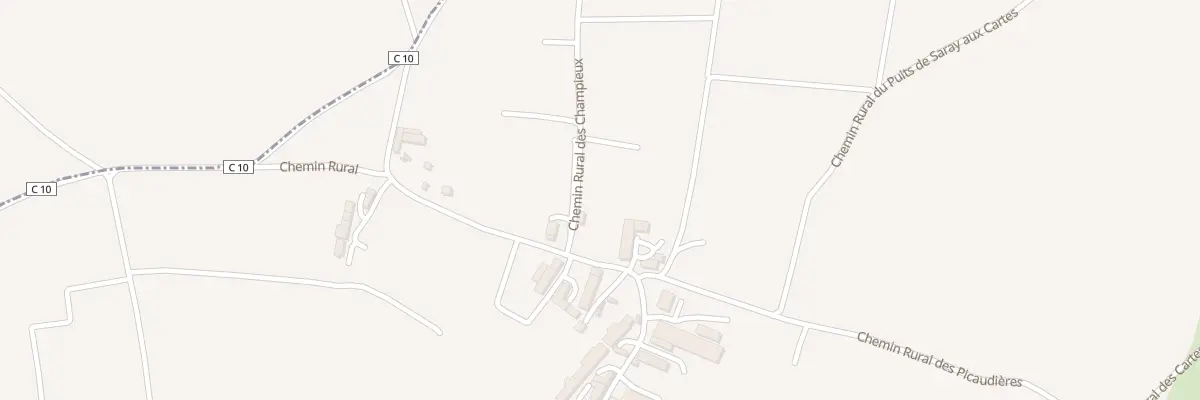 Plan du 582 Rte du Puits de Saray à Lye