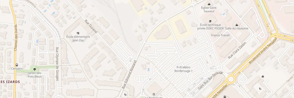 Plan du 107 Rue Edmond Rostand à Toulouse
