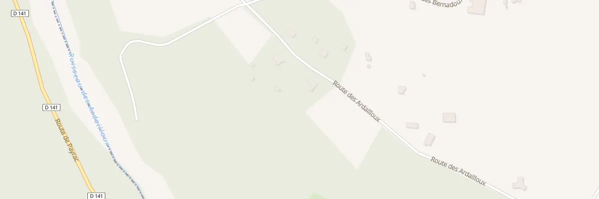 Plan du 2279 Rte des Ardailloux à Loupiac
