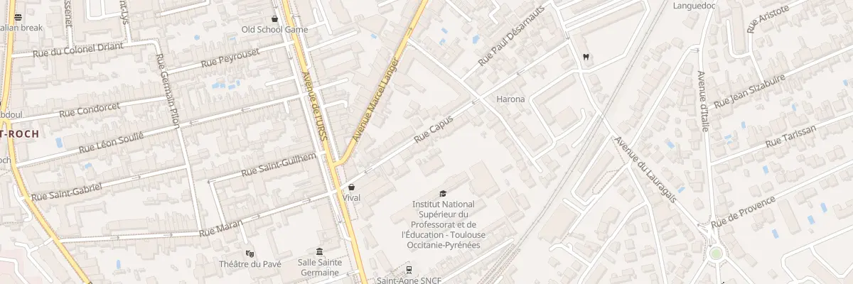 Plan du 16 Rue Capus à Toulouse