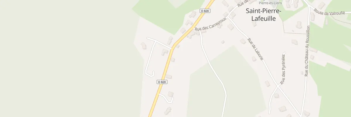 Plan du 516 Av Saint Pierre à Saint-Pierre-Lafeuille