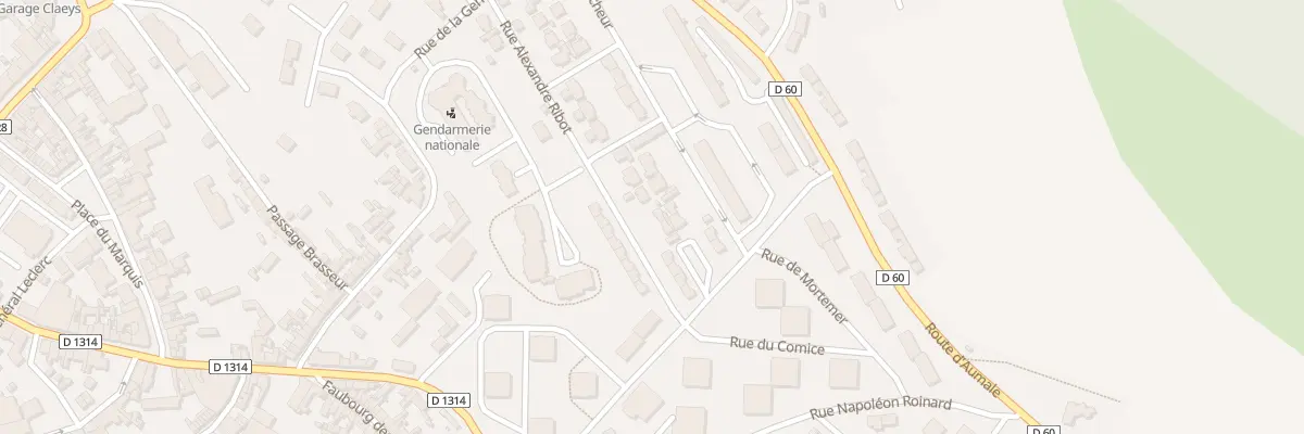 Plan du 6 Rue Alexandre Ribot à Neufchâtel-en-Bray