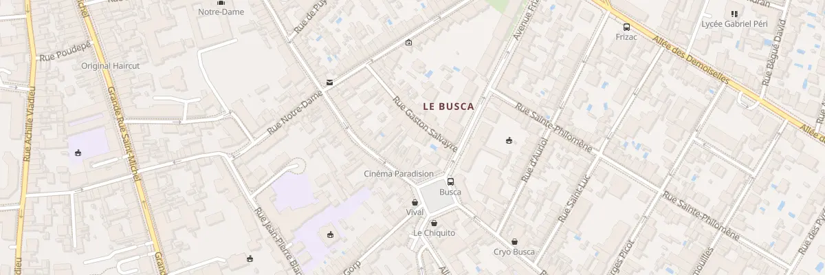Plan du 5 Rue Gaston Salvayre à Toulouse