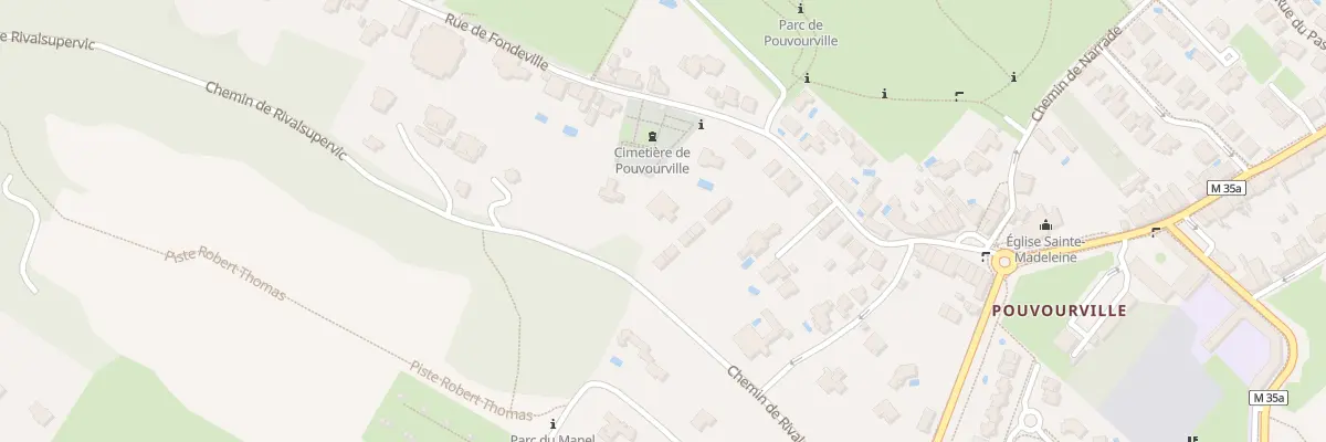 Plan du 71B Rue de Fondeville à Toulouse