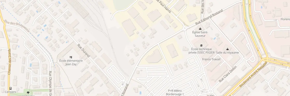 Plan du 122 Rue Edmond Rostand à Toulouse