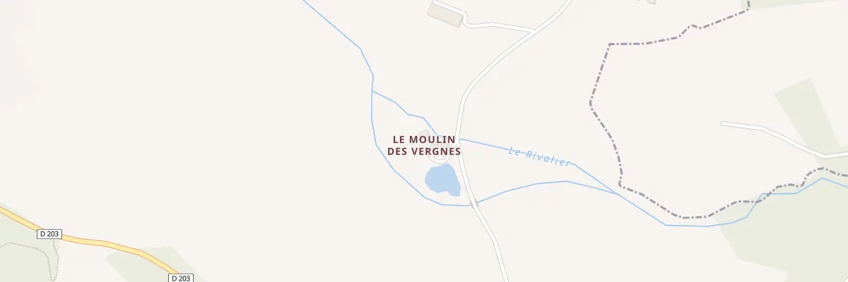 Plan du 4 Le Moulin des Vergnes à Bersac-sur-Rivalier
