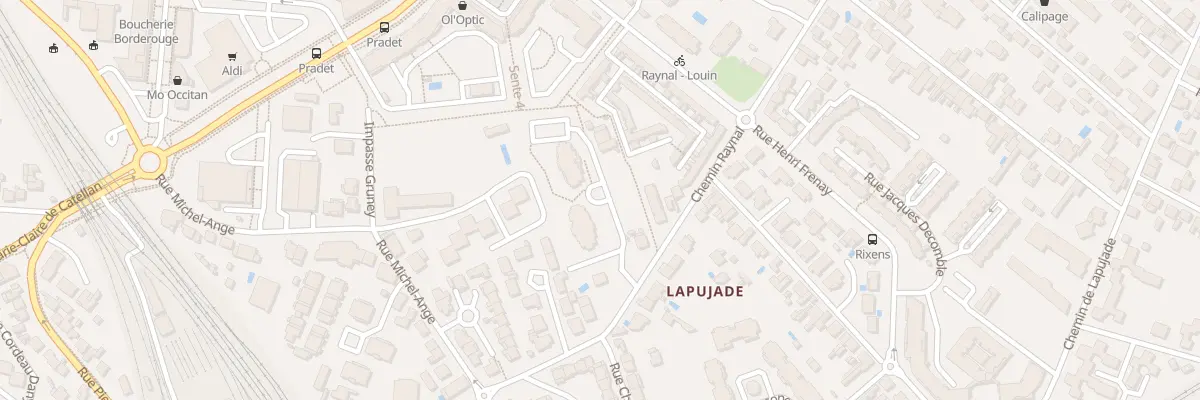 Plan du 17 Che Raynal à Toulouse
