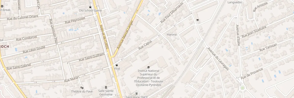 Plan du 20 Rue Capus à Toulouse