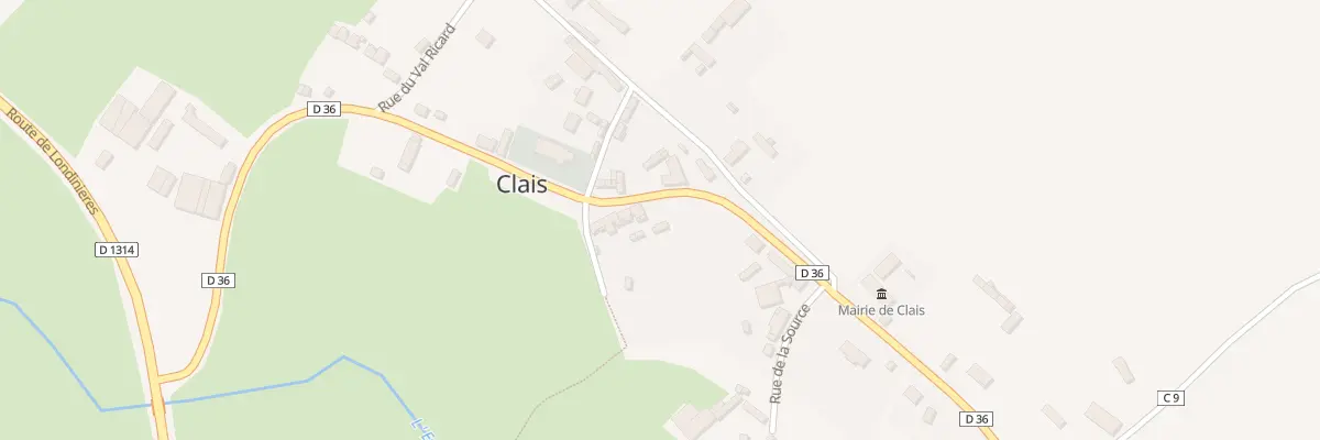 Plan du 5045 Le Bourg à Clais
