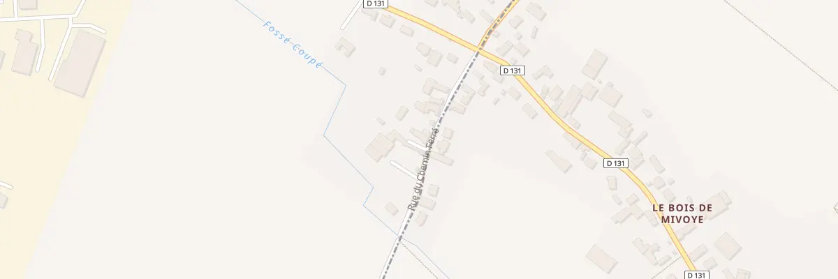 Plan du 8 Rue du Chemin Ferré à Mignières
