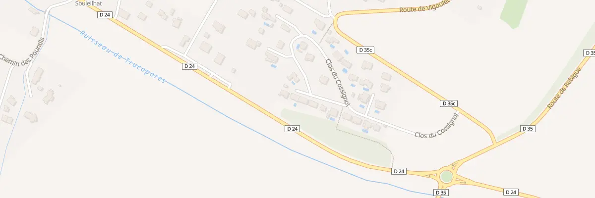Plan du 37 Clos du Cossignol à Aureville