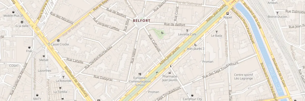 Plan du 5 Rue Caffarelli à Léguevin