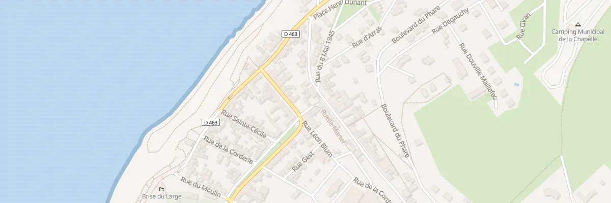 Plan du 25 Rue de la Pêche à Ault