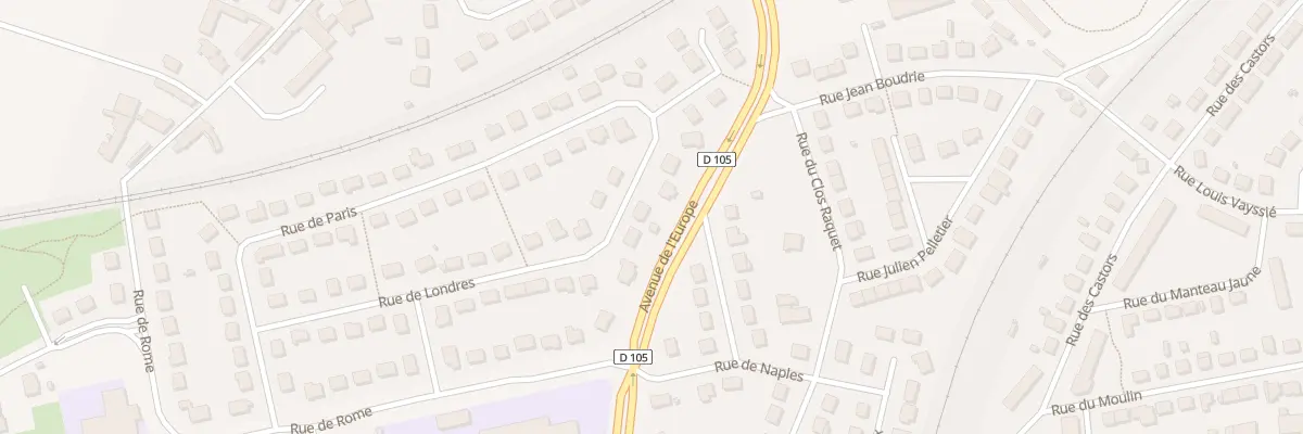 Plan du 32 Rue de Londres à Lucé