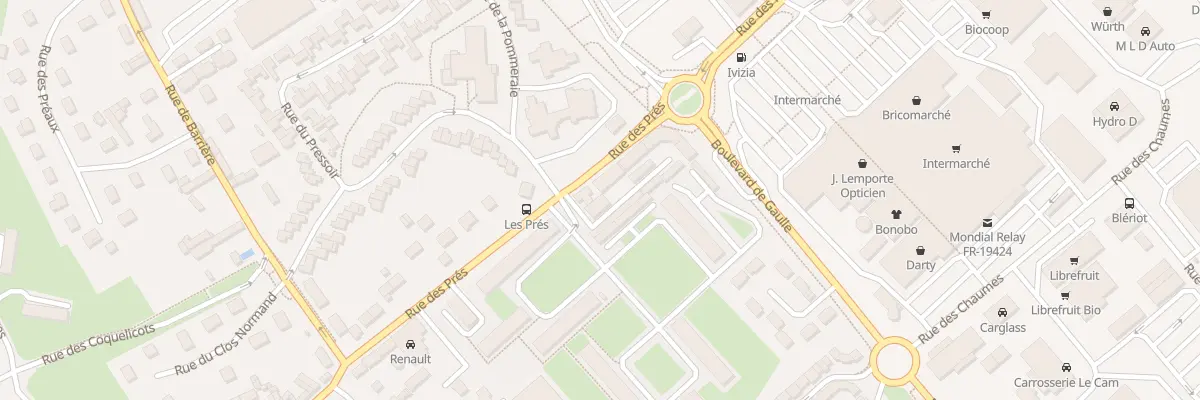 Plan du 20B Rue des Prés à Saint-Marcel