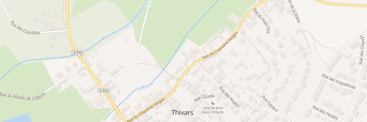 Plan du 25B Rue du Chanoine Vergez à Thivars