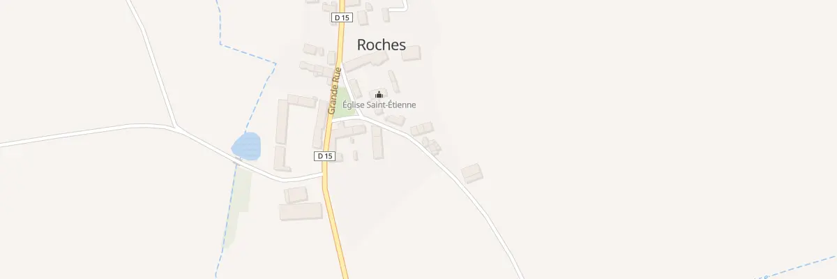 Plan du 8 Rue de l’Eglise à Roches