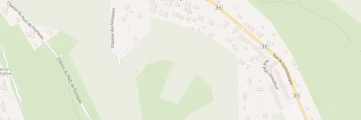 Plan du 244 Rue de Fonrodenque à Cahors
