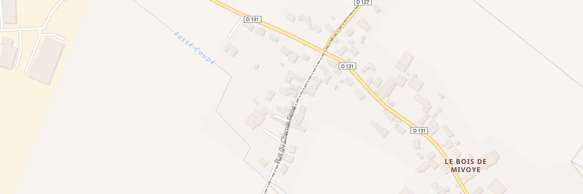 Plan du 4 Rue du Chemin Ferré à Mignières
