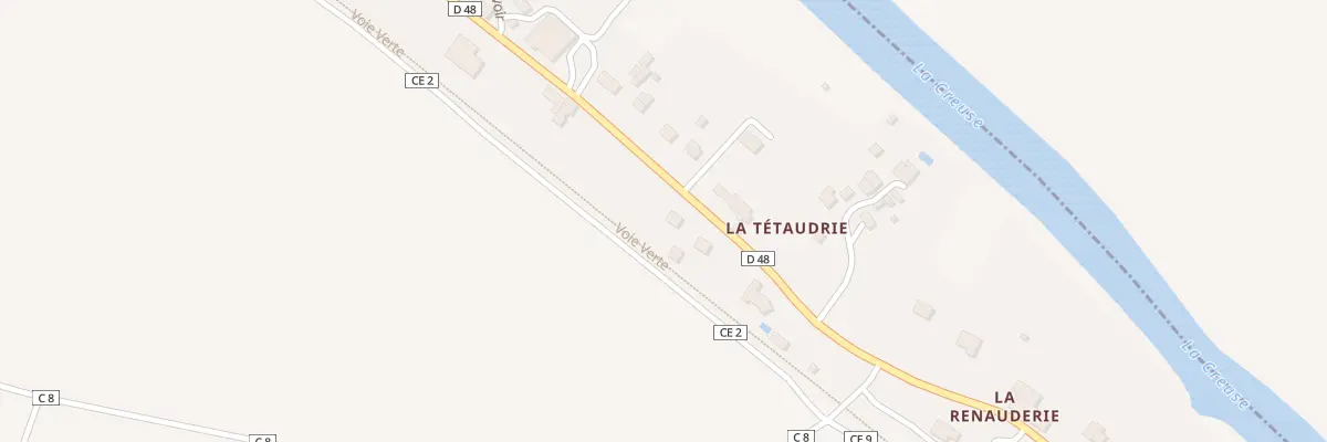 Plan du 46 Rue du Gué de l’île à Thenay