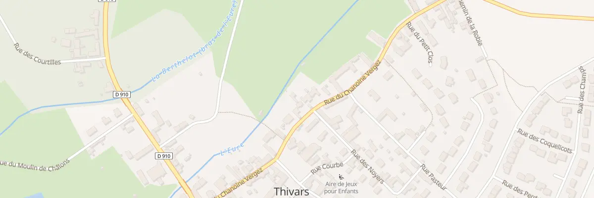 Plan du 29 Rue du Chanoine Vergez à Thivars