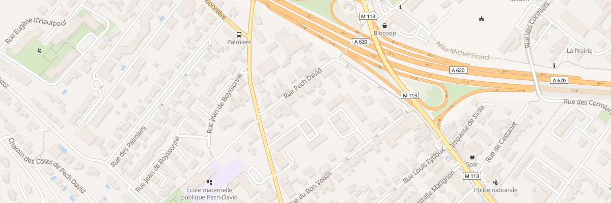 Plan du 24 Rue Pech David à Toulouse