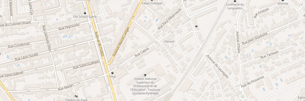 Plan du 26 Rue Capus à Toulouse
