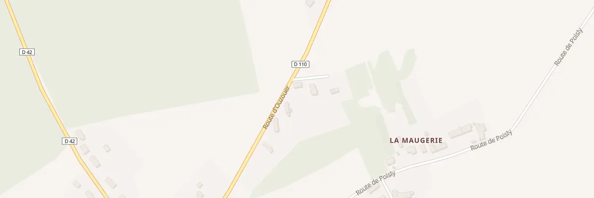 Plan du 10 Rte d’Ouzouer à Saint-Laurent-des-Bois