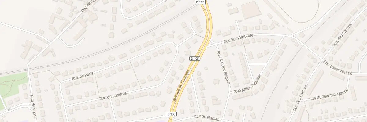 Plan du 36 Rue de Londres à Lucé