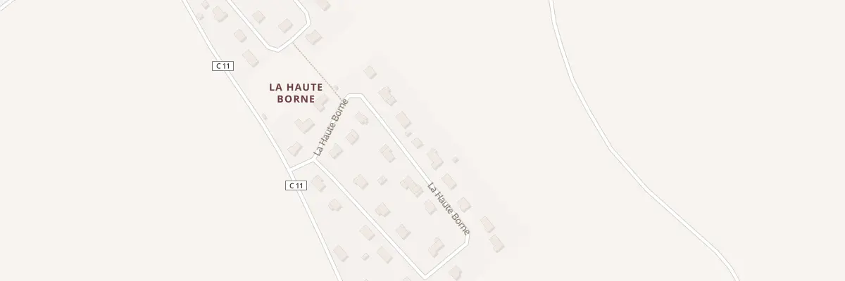 Plan du 24 La Haute Borne à Hennezis