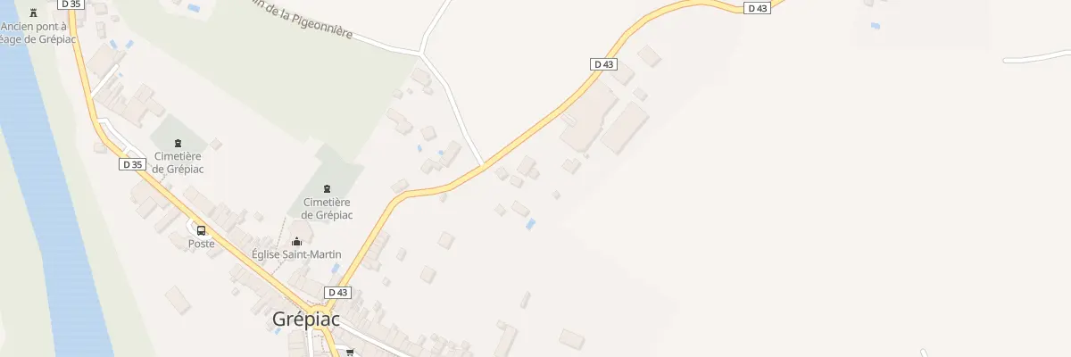 Plan du 6 Rte de Labruyere à Muret