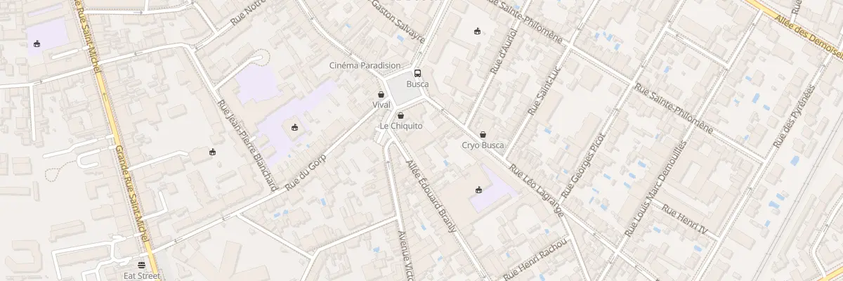 Plan du 3 All Edouard Branly à Toulouse