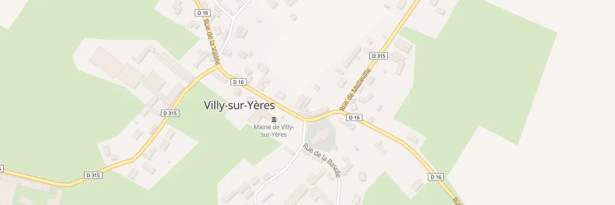 Plan du 17 Rue de la Vallee à Villy-sur-Yères