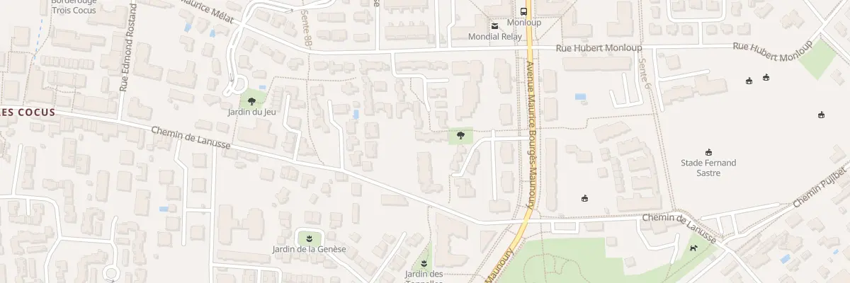 Plan du 17 Rue Maurice Melat à Toulouse